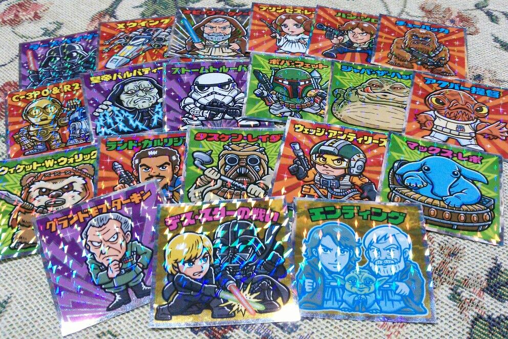 ビックリマン スターウォーズ 72枚 コンプとパッケージ　STARWARS ビックリマン スターウォーズ 72枚 コンプとパッケージ STARWARS
