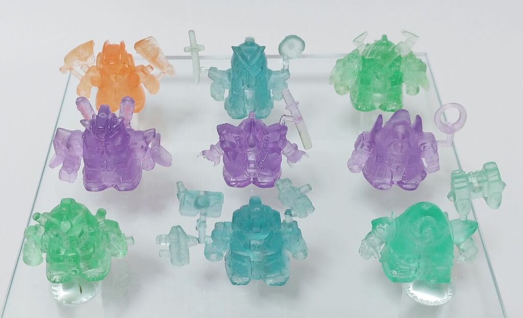 所持確認用データベース SDガンダム ガン消し クリアー クリアカラー