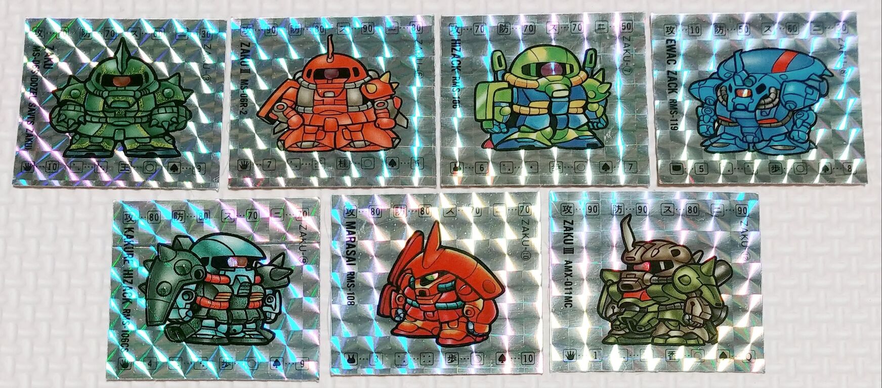 SDガンダムのシール纏めを2種類入手! ニュータイプシール ガン SDガンダムのシール纏めを2種類入手! ニュータイプシール ガン