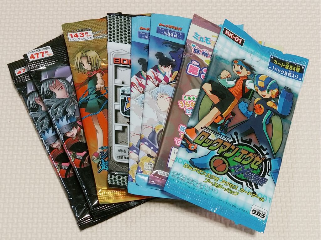 日記 売れ残りのトレカを開封してみた。 ロックマン ミルモで 日記 売れ残りのトレカを開封してみた。 ロックマン ミルモで