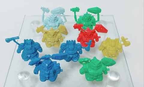 ガン消しのパーツの見分け方8 ガンダムMk-Ⅱ リックディアス Ζ