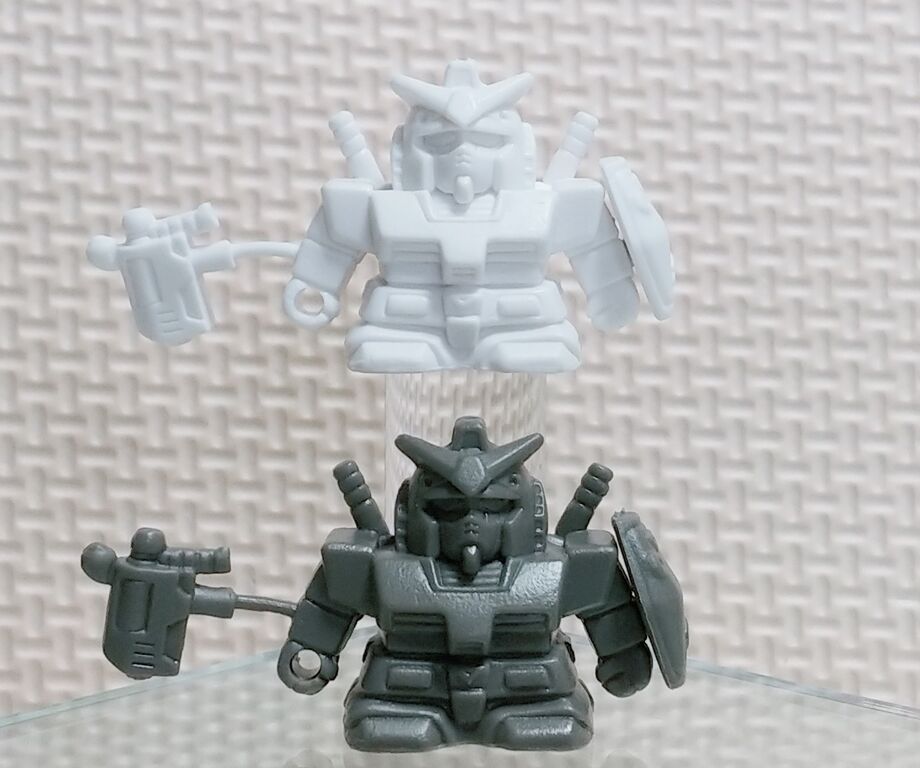 ガシャポン戦士SDメカ•ロボケシRX78FRGMT GUNDAM (BLACK) 機動戦士