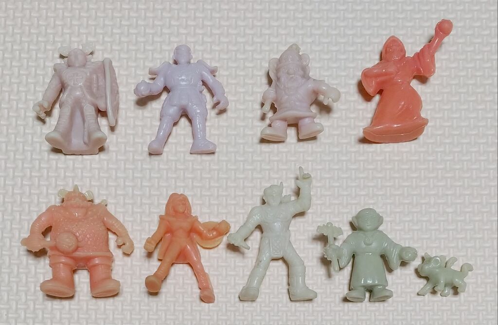 ☆ネクロスの要塞 消しゴム人形122体 黄色缶 ロッテ☆