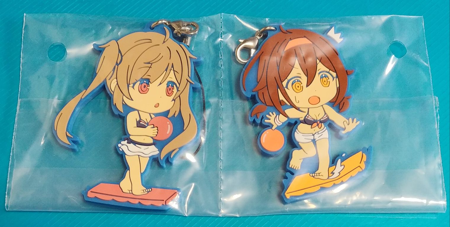 艦これ きゅんキャラ ラバーストラップ 2セット 白露 一番くじ 艦これ 真夏の艦娘だらけの水泳大会 G賞 ラバー