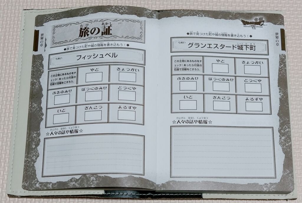 ギミック付きの便利手帳ドラゴンクエストⅦ 攻略の古文書 ドラクエ