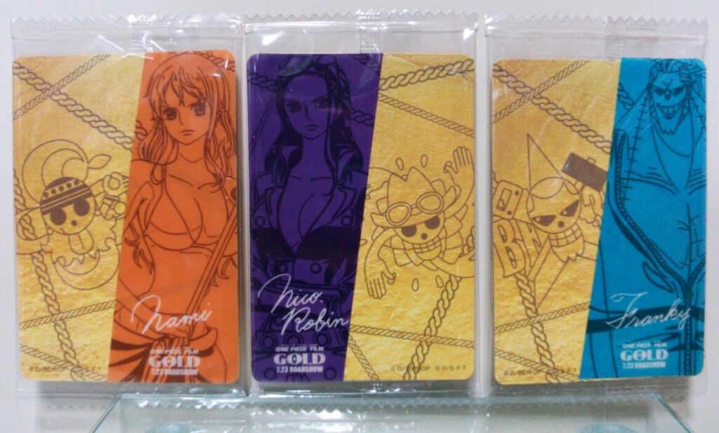 ワンピース フィルムアンドゴールド ココアクリームウェハース シール