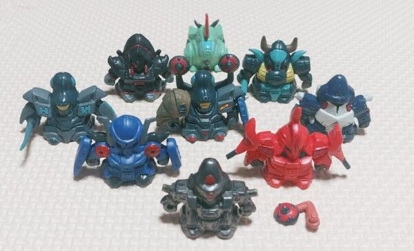 彩色ガン消し特集! 凄いプレゼントを頂きました⭐ SDガンダム ガン消し