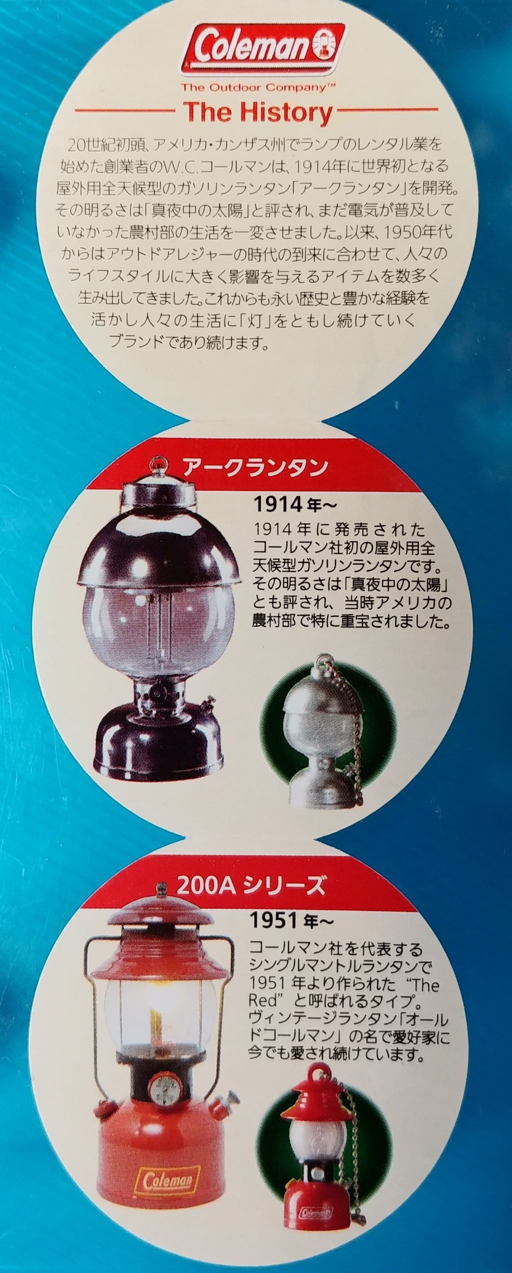 Coleman 歴代コールマンランタンキーホルダー CHUMS Coleman Coleman 歴代コールマンランタンキーホルダー CHUMS Coleman