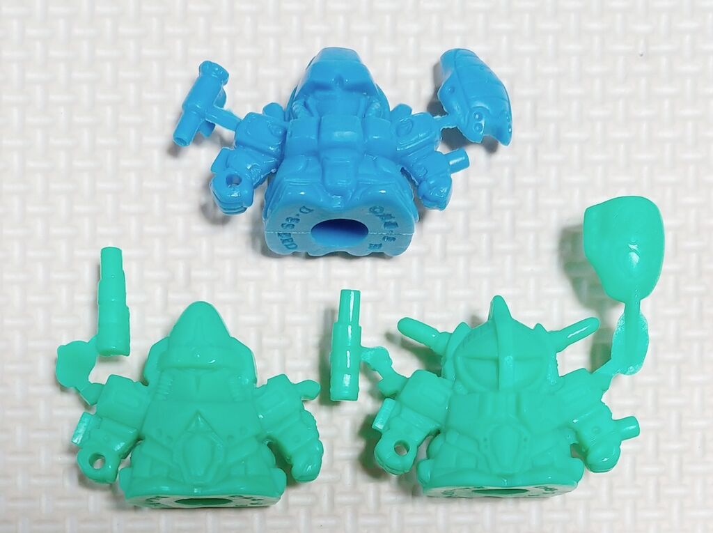 ガン消しのパーツの見分け方 エルガイム ガシャポン戦士 SDガンダム