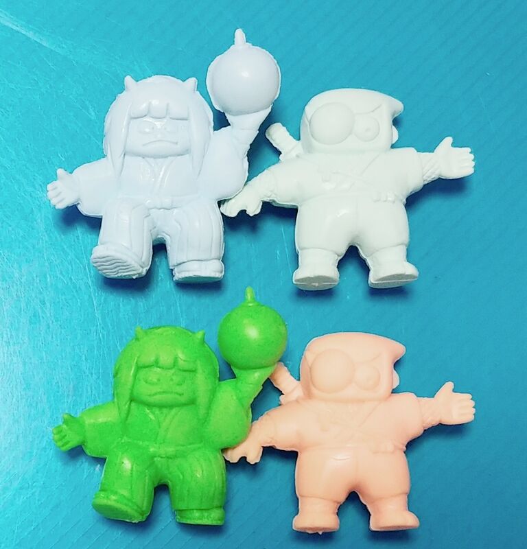 日記 ファミコン消しゴムのカラーポーズ人形を整理してみた