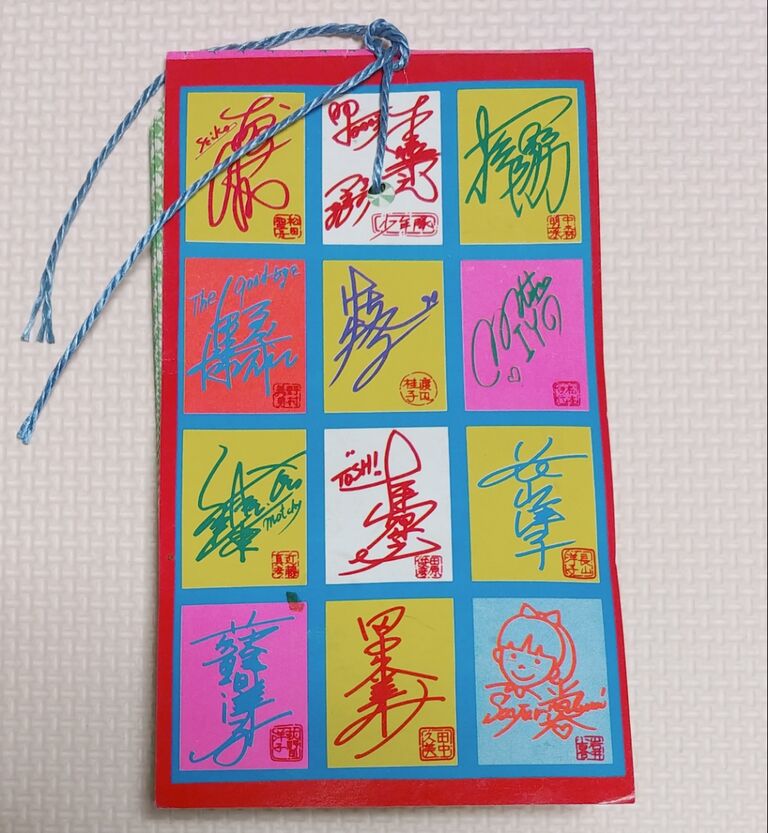 アイドル 色紙 ダブルエレキ マグネット 駄菓子屋 引き物 くじ引き