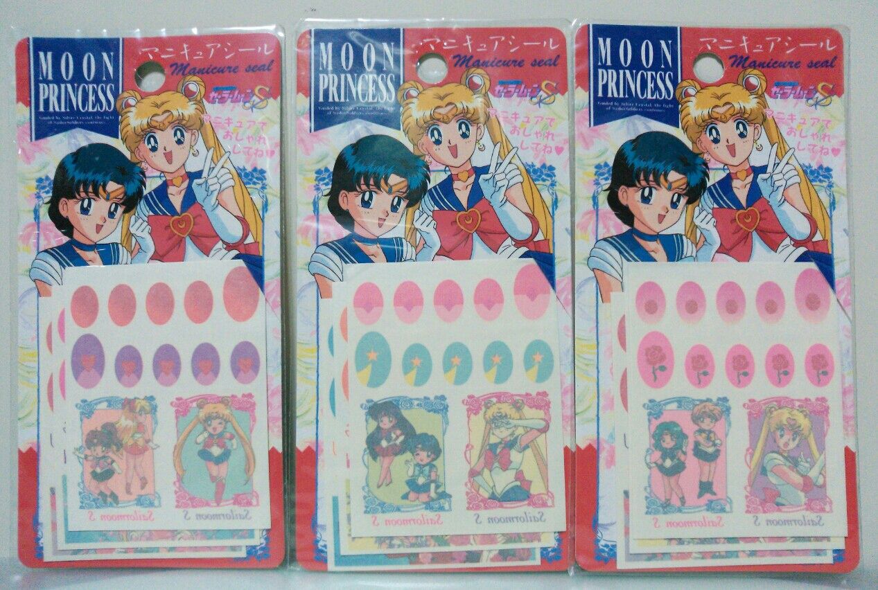 美少女戦士セーラームーンS マニキュアシール アマダ 駄菓子屋 美少女