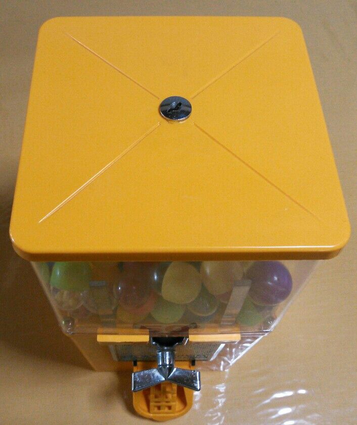 ガチャガチャ 本体 100円 コスモス 黄色