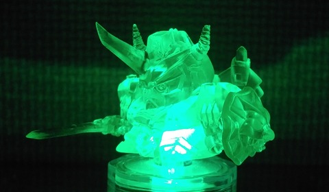 レアカラー　ガン消し　クリアグリーン　クリアパープル　武者シリーズ 760c9e27-s.jpg