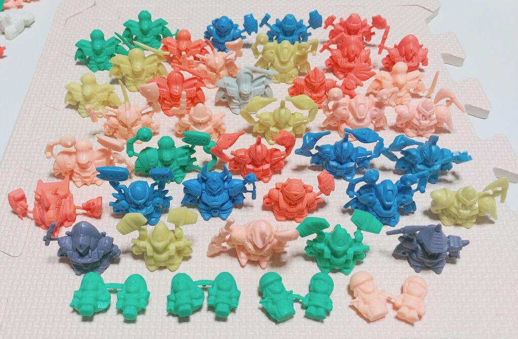 何処かの誰かの宝箱に入っていた彩色されたエルガイム消しゴム 何処かの誰かの宝箱に入っていた彩色されたエルガイム消しゴム