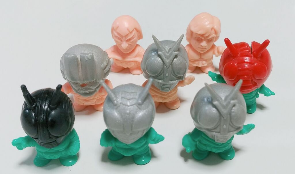 纏め開封洗浄日記 SD仮面ライダー 消しゴム 仮面ライダー倶楽部