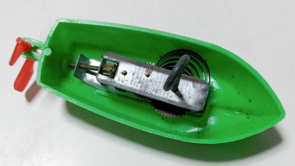 ヴィンテージ駄玩具 ゼンマイ仕掛けの船 ボート ヨット