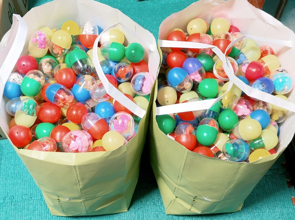 日記 20円ガチャガチャの模様替え コスモス スーパーボール