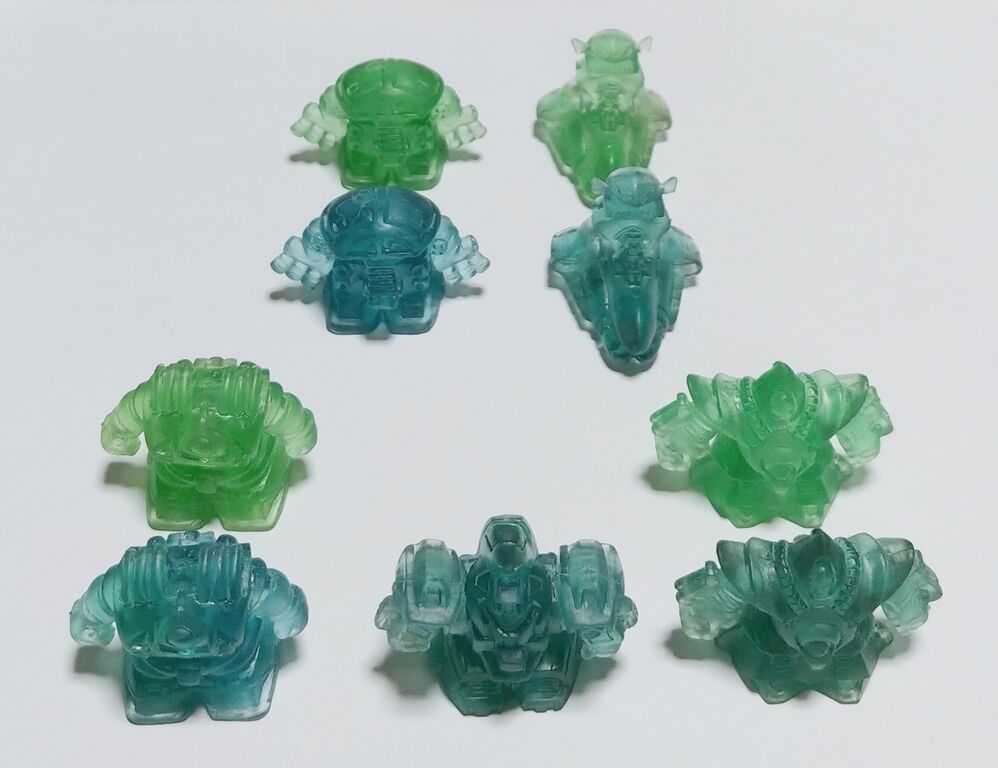 ガン消し日記 レアカラー祭り クリアー SDガンダム 消しゴム