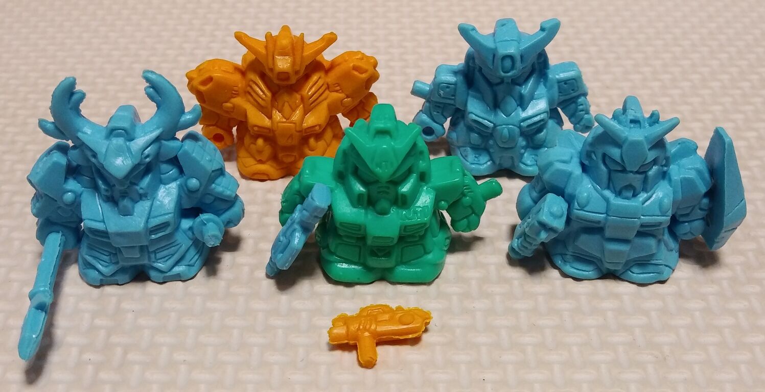 消しゴム纏めを入手しては洗浄～！ SDガンダム キン肉マン 聖闘士星矢