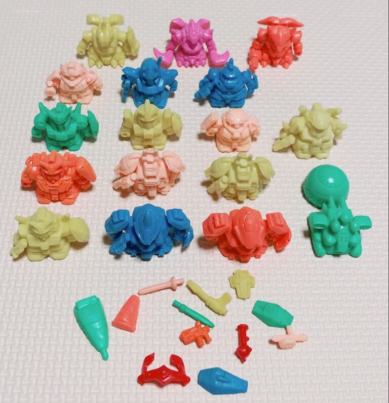 思わぬ掘り出し物だった！ 纏め消しゴム洗浄日記 SDガンダム