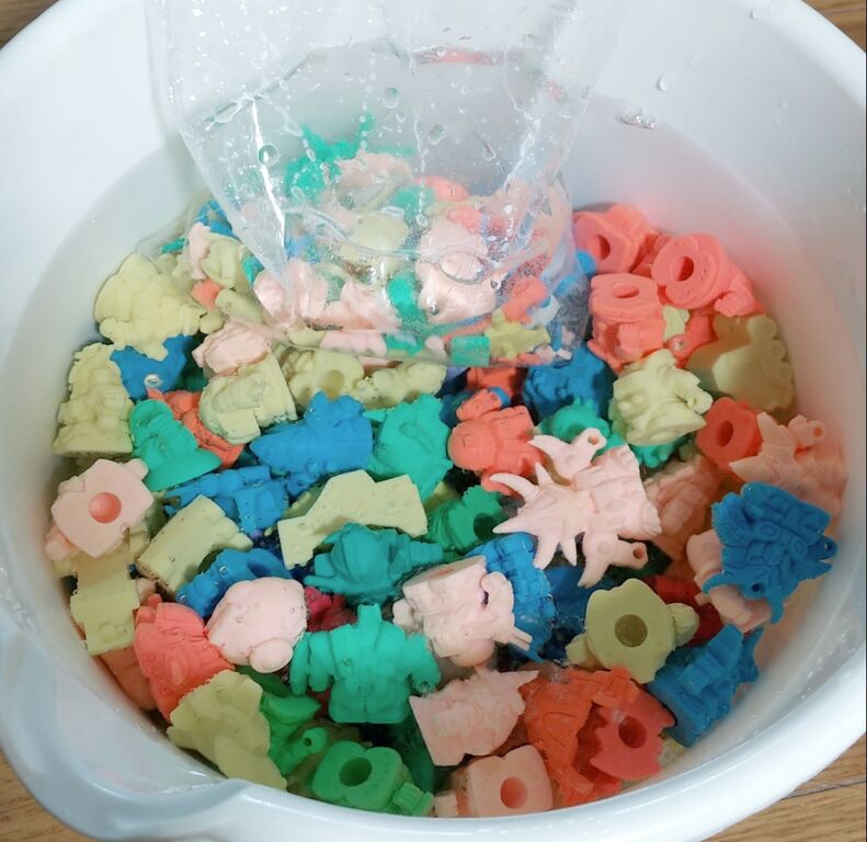 ガン消し　特殊運搬車 消しゴム纏め開封洗浄日記 SDガンダム ガン消し 消しゴム レアカラー