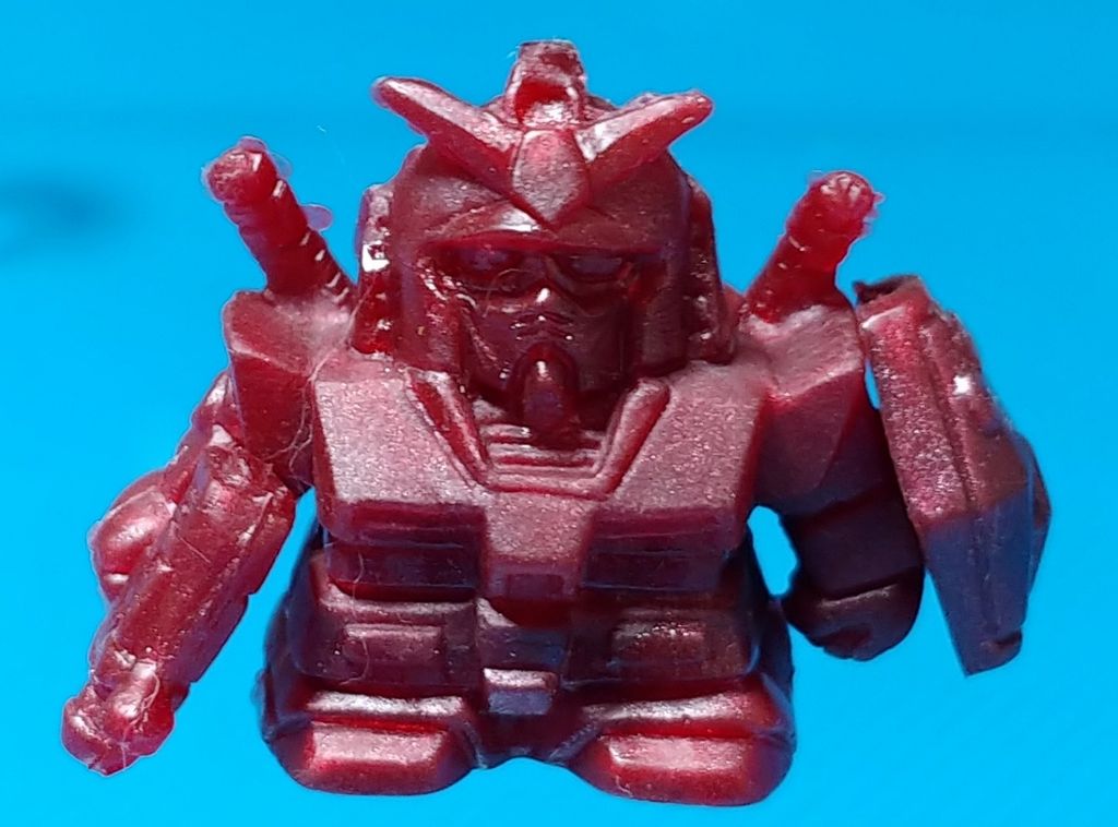 SDガンダム ガン消しのメタリックレッドの収集状況 レアカラー