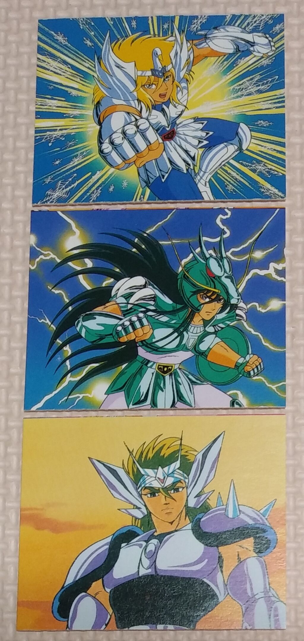 アマダ 聖闘士星矢 ミニカード 駄菓子屋 くじ引き 当たり プリズム