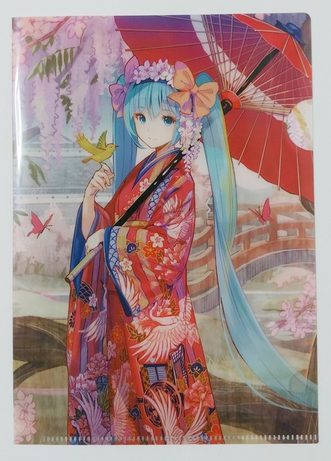 2015年 初音ミク ミニクリアファイルコレクション スノーミク スカイ