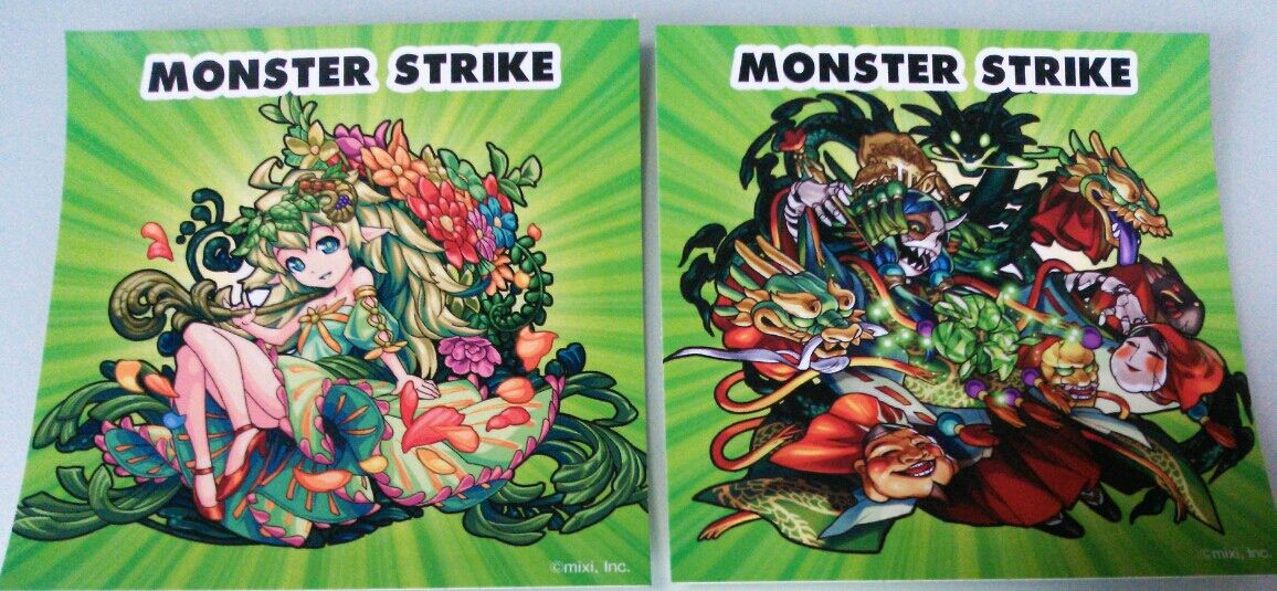 モンスト モンスターストライク 2層ステッカー アミューズメント 