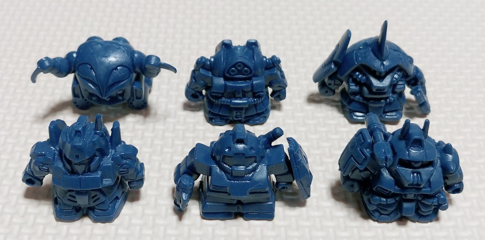 ガン消し レアカラー祭り SDガンダム 消しゴム : トレジャー