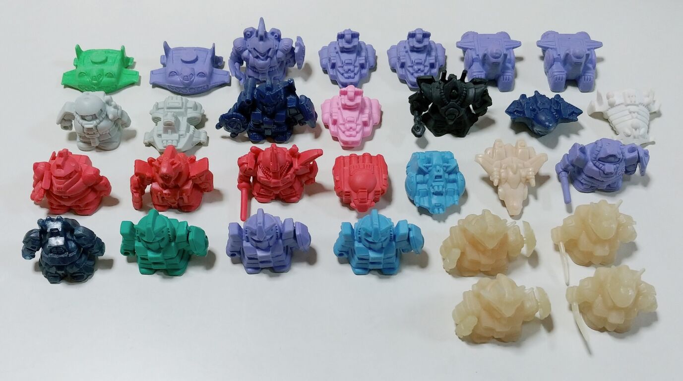 日記 ガン消しとかで遊んでみた。 SDガンダム ガン消し 限定プラ