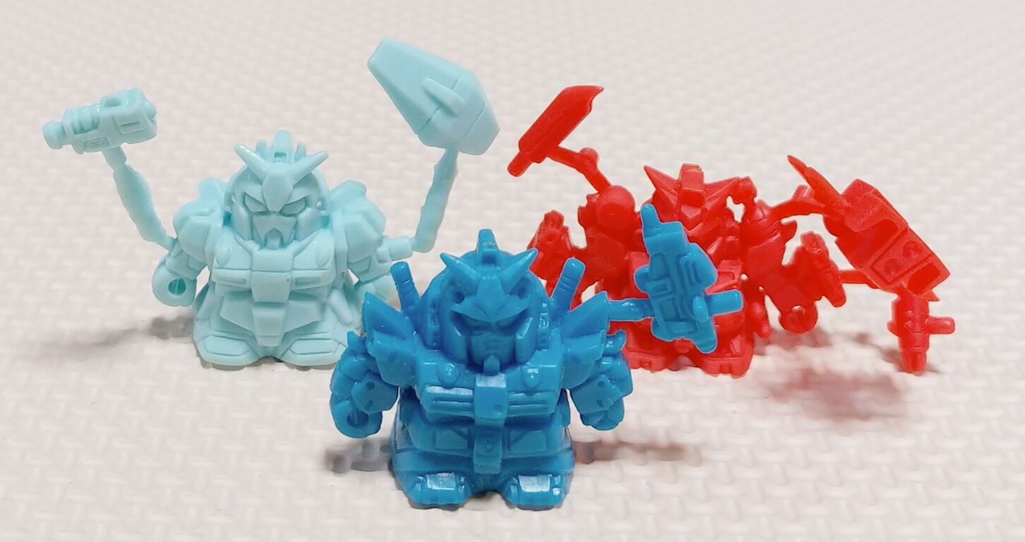 ガンケシ95個 1995年 SDガンダム10周年記念 SDガンダムグラフィティ 箱 ガン