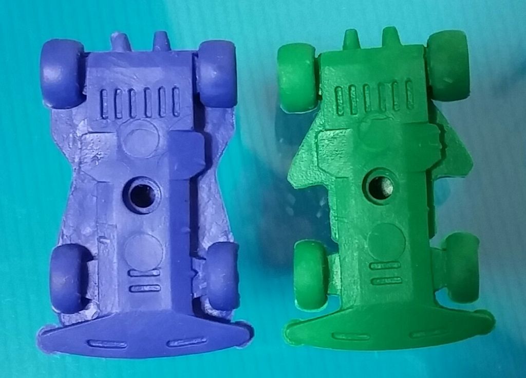 マルカ マメヨン オモチャゴム ミニ四駆 カー消し ダブルスターター