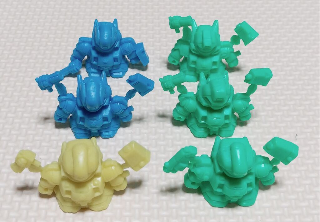 ガン消しのパーツの見分け方 パトレイバー 前編 ガシャポン戦士 ガン消しのパーツの見分け方 パトレイバー 前編 ガシャポン戦士