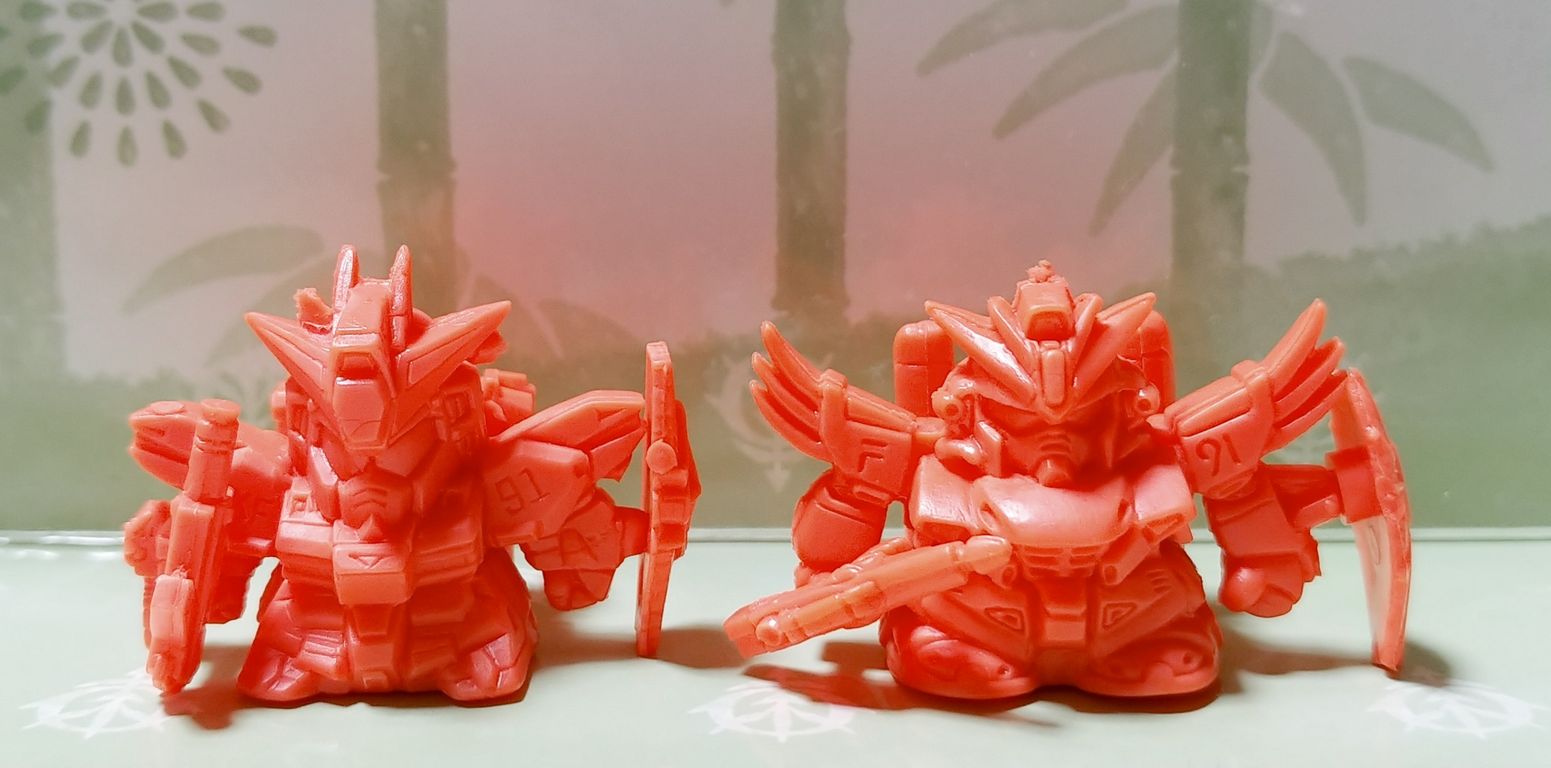 日記 ガン消しの纏めを開封、洗浄して色々見てみた。 SDガンダム ガン