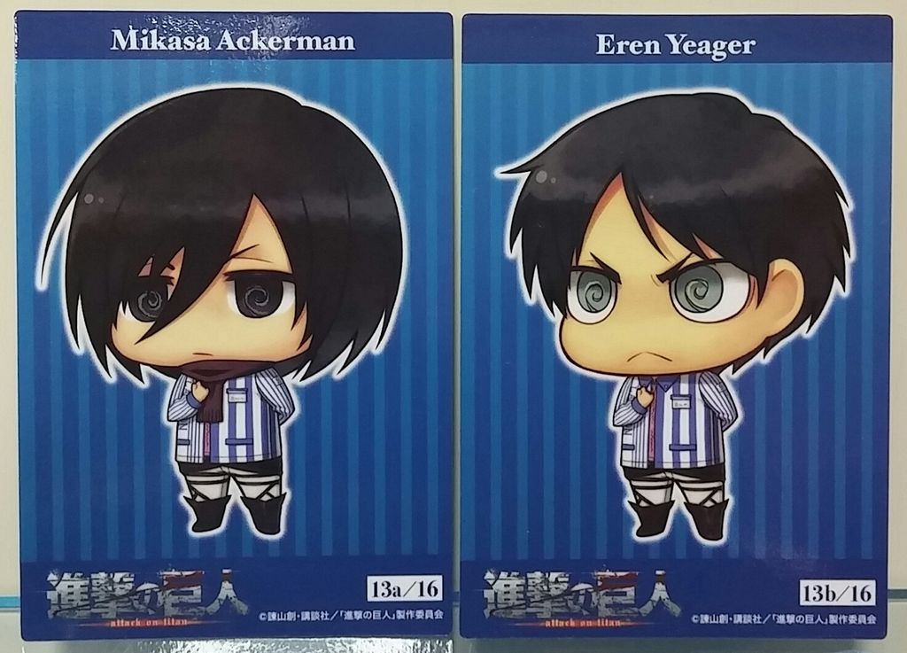 ローソン限定 進撃の巨人チップス カード レア キャラクター