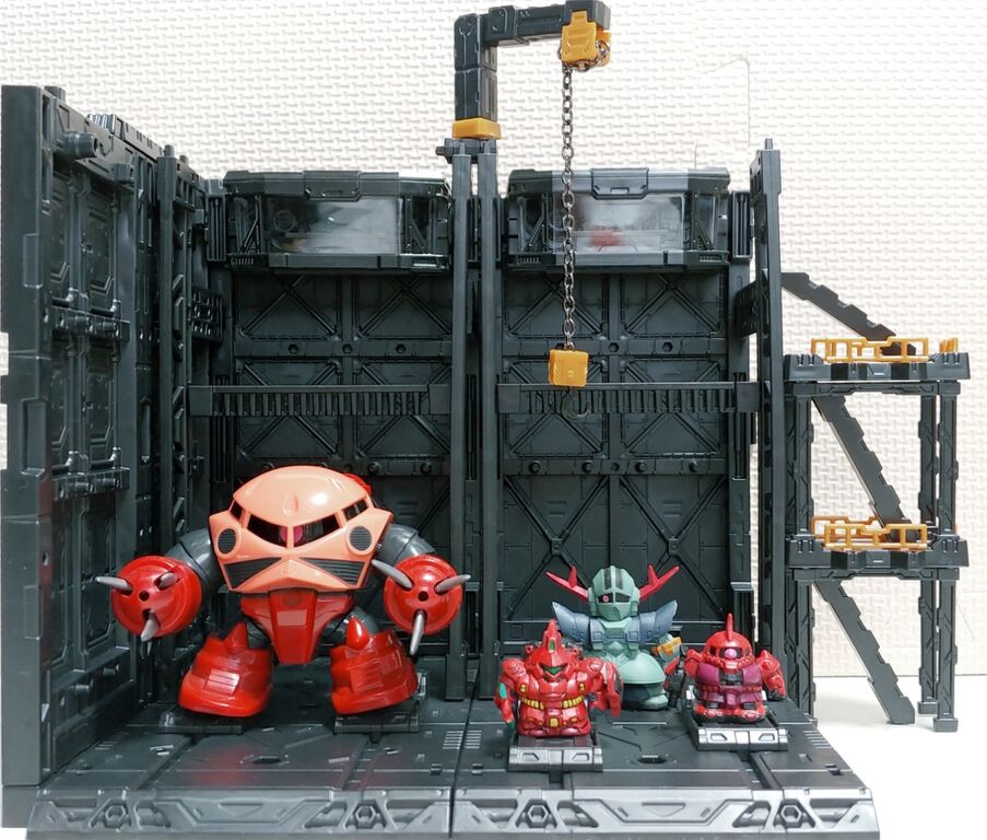 SDガンダム ディスプレイベース ベース基地　まとめ売り 基地遊び！ 100円ショップ 連結ディスプレイベース 山田科学株式会社