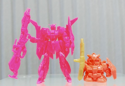 ☆激レア！ガンダム ガンダム アーティファクト ゼータガンダム 蛍光ピンク レア