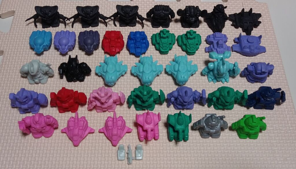 纏め開封日記 レアカラー豊富なガン消し纏め! SDガンダム 消しゴム