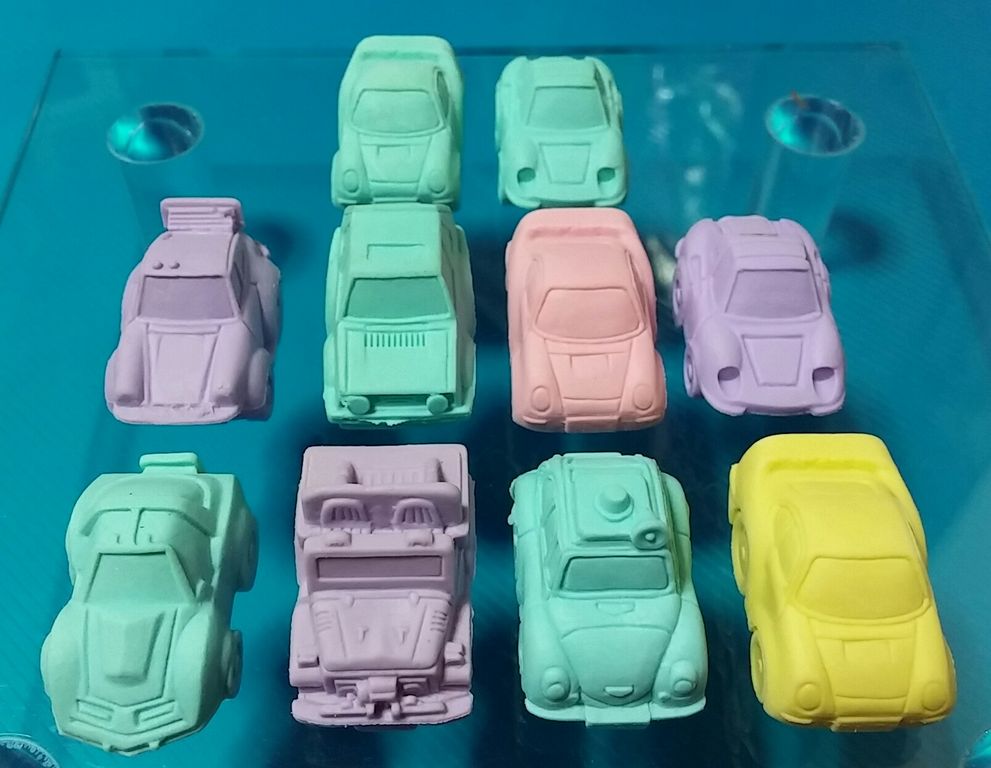 アマダ タカラ チョロQ 消しゴム 駄菓子屋 カー消し : トレジャー