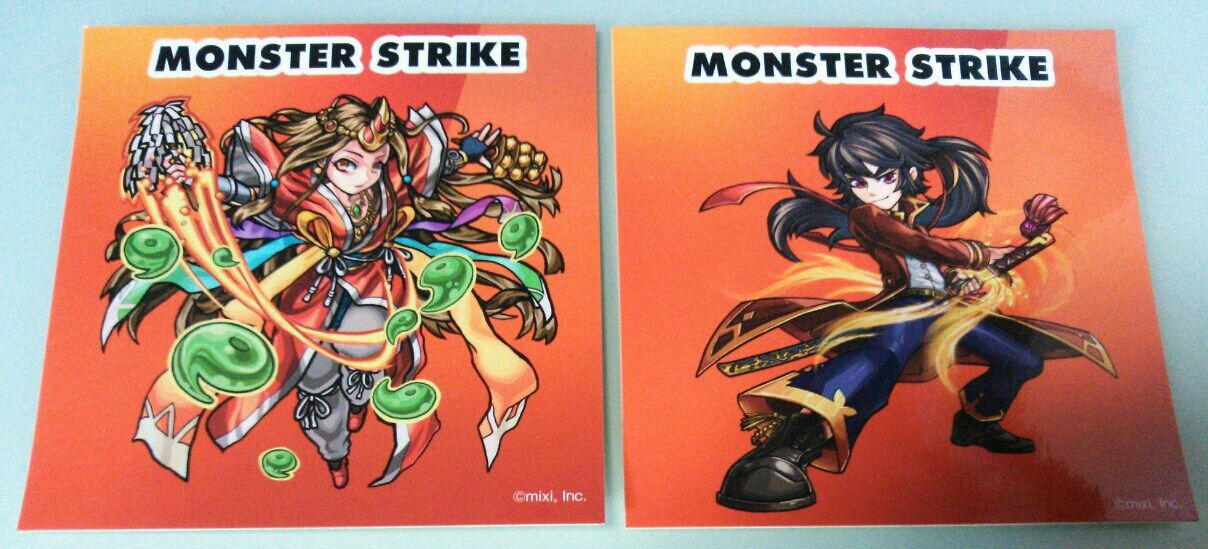 モンスト モンスターストライク 2層ステッカー アミューズメント トレジャーハンティン部 部長のブログ