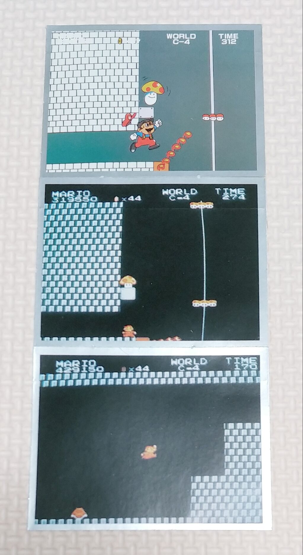 コンプを狙う アマダ スーパーマリオブラザーズ2 裏ワールドabcd シール コレクション 駄菓子屋 くじ引き トレジャーハンティン部 部長のブログ