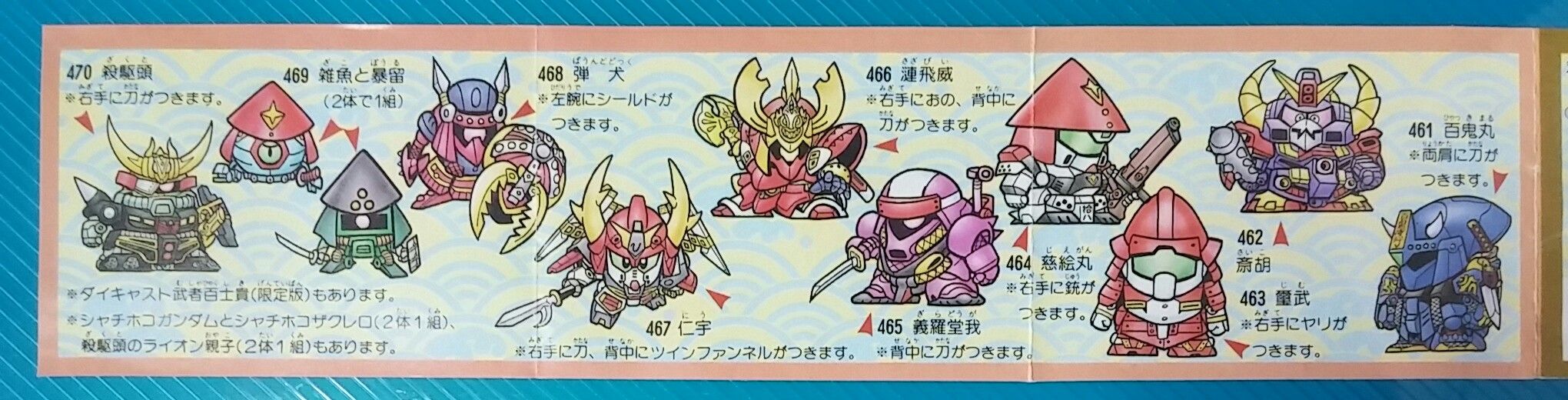 SDガンダム ガン消し 戦国伝スペシャル リスト クリア レア