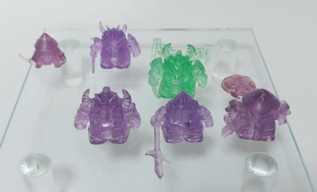 豪華 ガン消し ガンダム スケルトン紫色（HG プルタインガンダム : G コミック・アニメ
