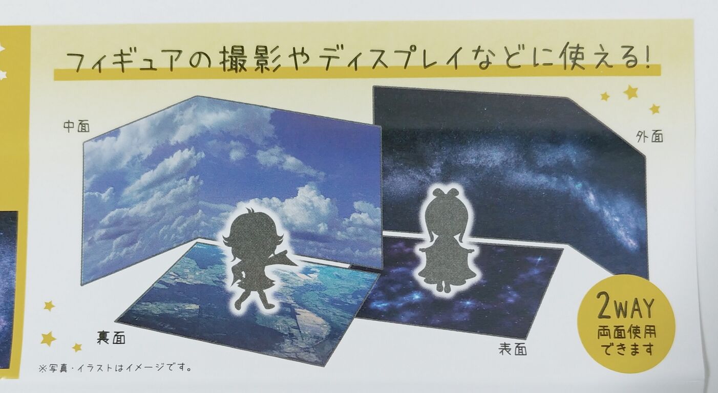 100円ショップ セリア 背景ボード 空 宇宙 トレジャーハンティン部 部長のブログ 100円ショップ セリア 背景ボード 空 宇宙 トレジャーハンティン部 部長のブログ