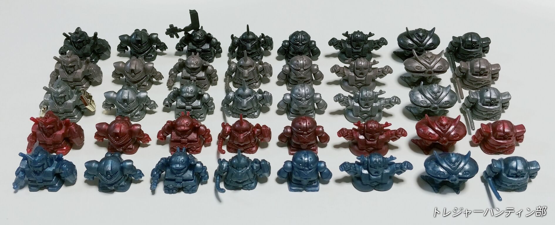 大晦日はメタリック祭り！ SDガンダム ガン消し レアカラー メタリック