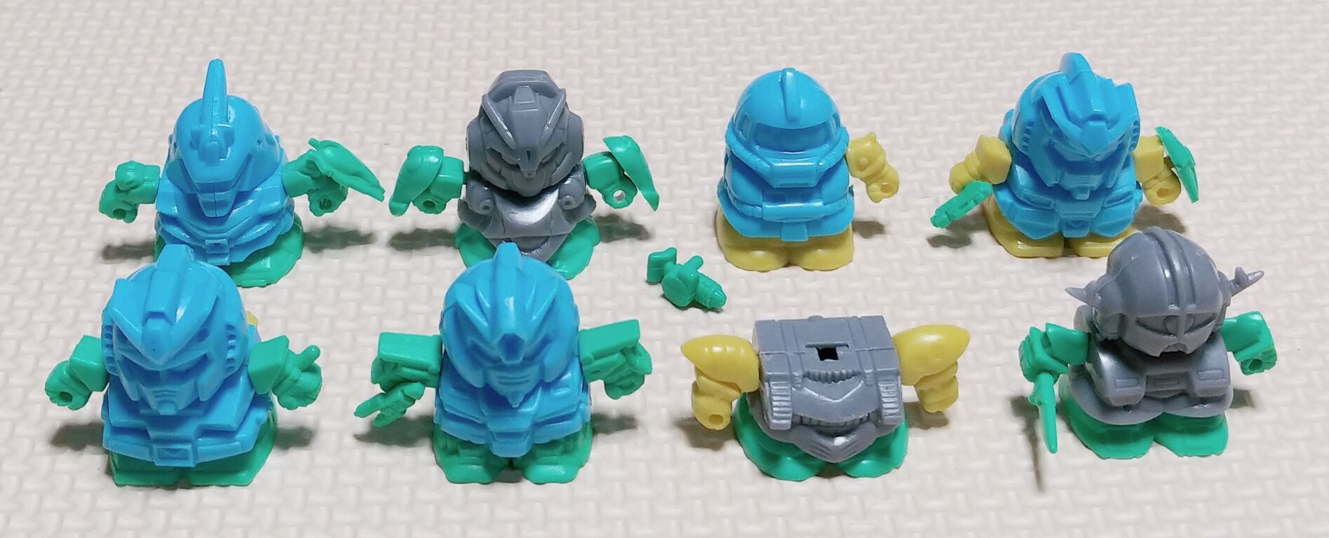 森永製菓 SDガンダム パワーアップシステム 5種 所持確認日記 森永 SDガンダム パワーアップシステム 1弾 食玩