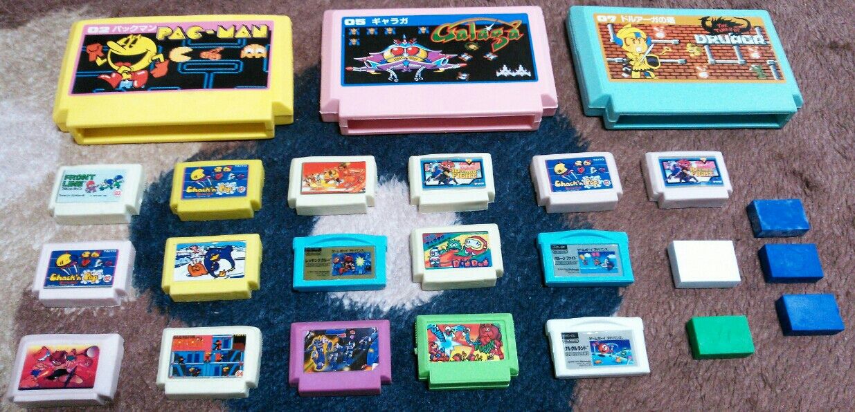 ファミコンカセット消ゴム　ファミ消し Amazon.co.jp: ファミコン カセット消しゴム : おもちゃ