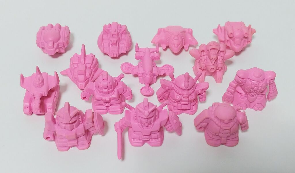 外出自粛日記 消しゴム洗浄&整理キャンペーン3 ガン消し レアカラー